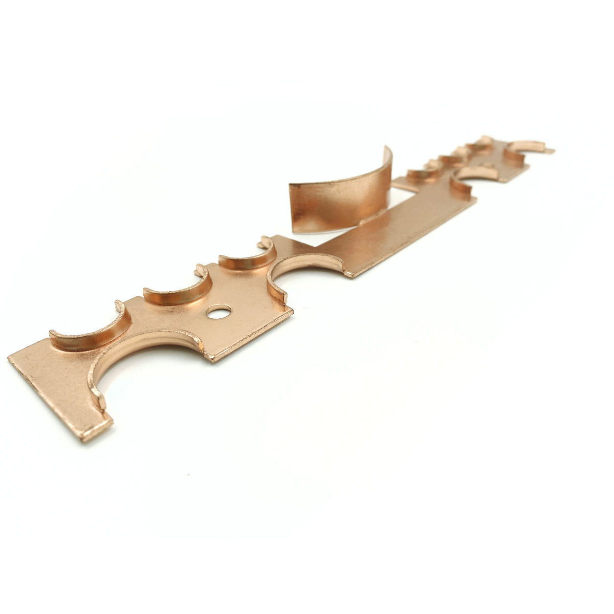 Copper-plated pipe support frame