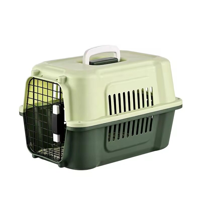 Durable Plastic&Steel Pet Carrier