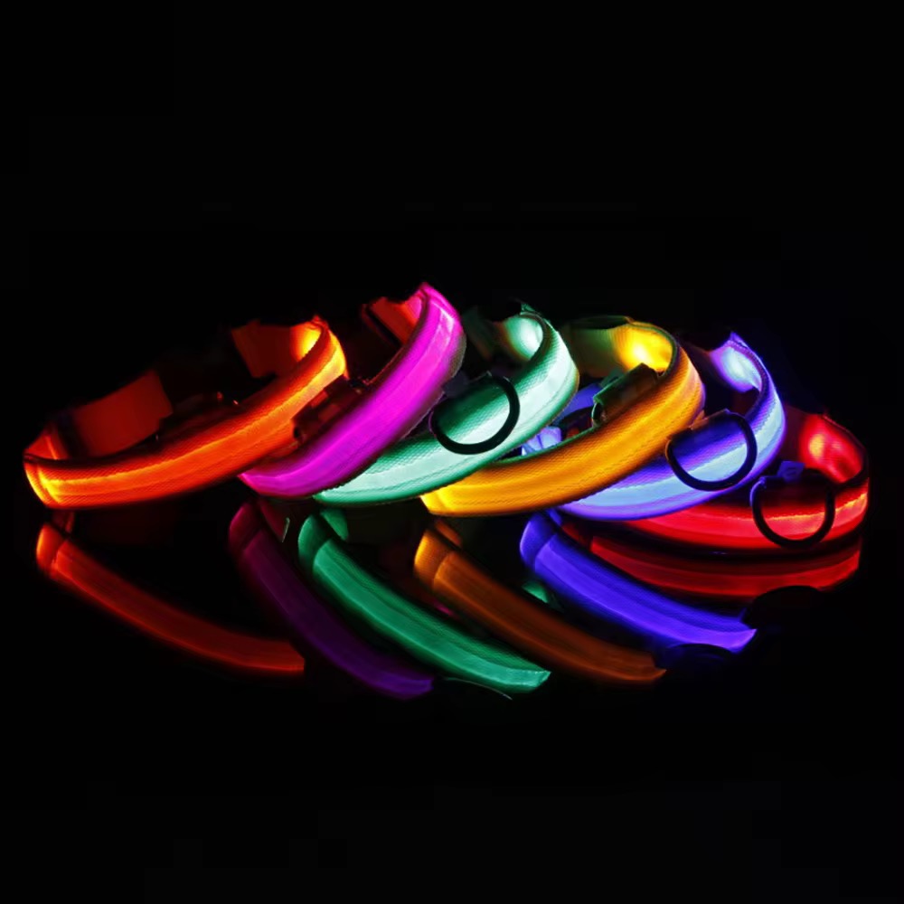 Light-up collar