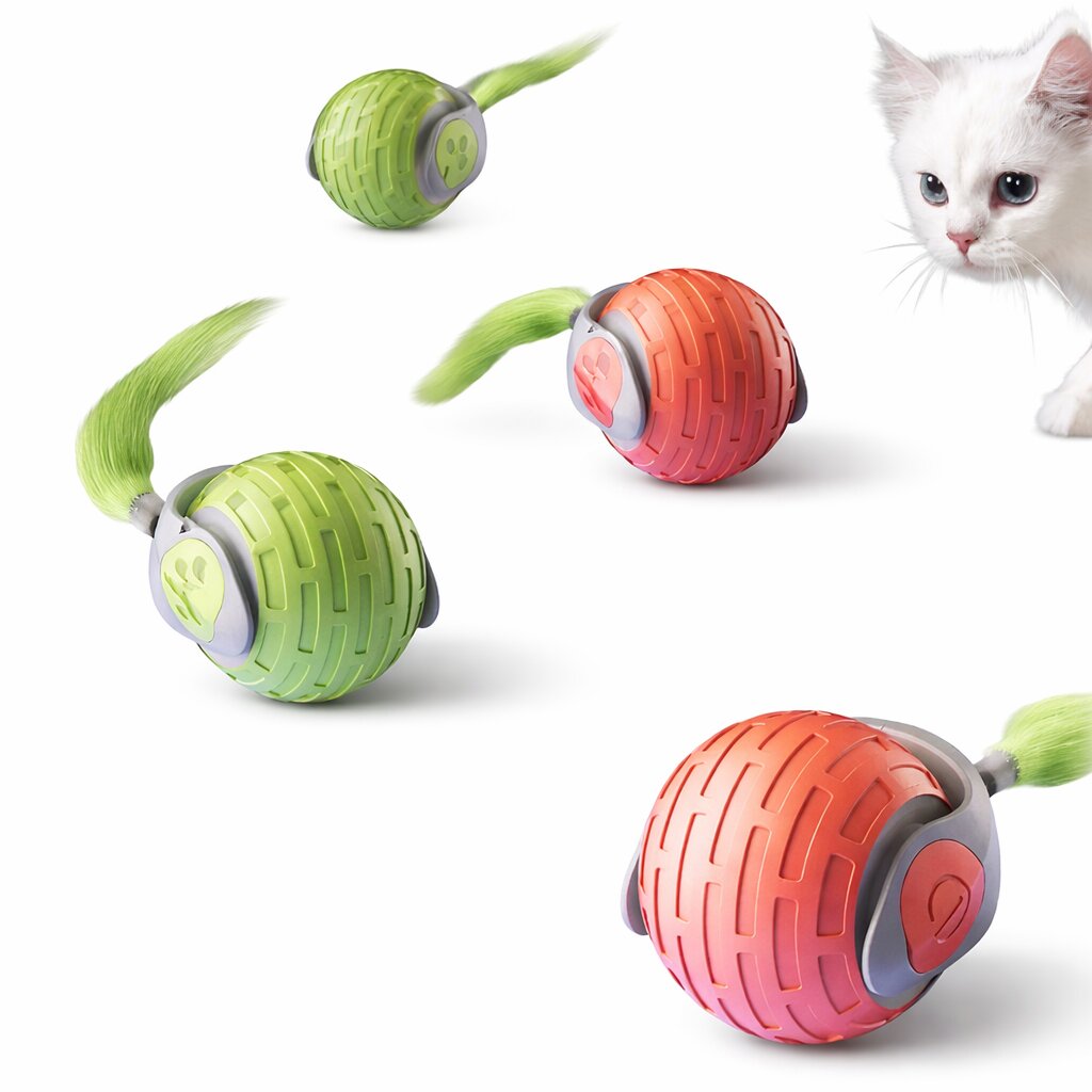 Automatic cat toy ball